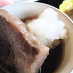 山茶花 - 大根おろしと・・・・