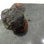 2月のディナー　アンコウ　イカスミ　マジョラム