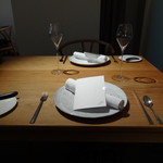 クリスマスランチ　テーブルセッティング