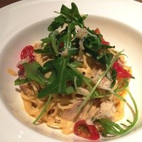 セストセンソ 新宿タカシマヤ店 - ズワイガニを使ったクリーミーカルボナーラ