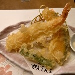 せんざん - 海老天婦羅盛合せ