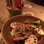 イグアンドピース - サラダと野菜スティック