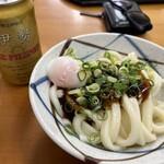 ニ光堂支店 一楽亭 - 冷やし伊勢うどん温玉乗せ