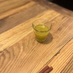 山本のハンバーグ 中目黒食堂 - 一口野菜ジュースは飲みやすかったっす！