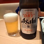上海湯包小館 - 先ずはビールを。