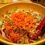 四代目一八 - ざるつゆピリ辛牛きしめん