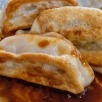 東京五十番 - いつもの餃子3個❣この日は《晩酌セット》税込￥1300❣1セットと、追加のビール2杯♡（結局3杯www）