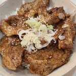 支那そば こてつ - 焼肉丼350円