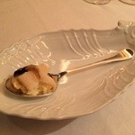 リストランテ・マッサ - アミューズ　　鮑と新じゃが芋