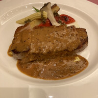 サバティーニ・ディ・フィレンツェ 大丸東京店 - メインはポークにしました。ソースが秀逸。