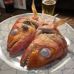 飯・酒場 コマメヤ - ハチジョウアカムツかま塩焼き 700円