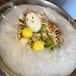 まもなく釜山駅 - ふわふわナッコプセ　（スープかけられた〜）