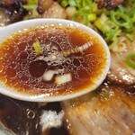 超多加水純手打ち麺 仁しむら - スープ