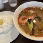 野菜料理とスープカレーのお店 南葉亭 - 北海シーフード（スープ大盛り）