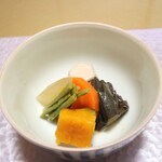 天木 - 野菜のたき合わせ