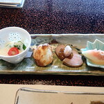 京亭 - 季節の前菜盛り合わせ