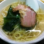 餃子屋麺壱番館 - 餃子定食￥850　ミニ塩ラーメン（半玉）