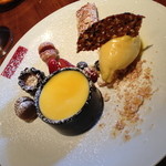 ラ・ピッチョリー・ドゥ・ルル - ランチコース（２，０００円＋税）の「シェフ気まぐれ本日のデザート」この日のメインはパッションフルーツ。２０１４年４月