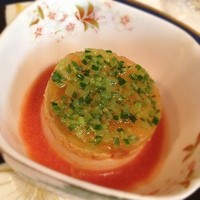横濱元町 霧笛楼 - オマールエビのタルタルと生姜のブランマンジェ☆トマトのガスパチョ風と共に☆
