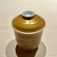 博多 鮨 桃の木 - 地鶏素麺　蓋閉め