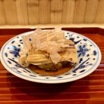 日本料理 かしづき - 深雪茄子の炭火焼き　煮穴子