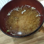 とんかつ 黒田 - 味噌汁