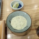 とんかつ 黒田 - タルタルソース、レモン