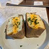 フラリエ カフェ - 卵チーズサンドイッチ