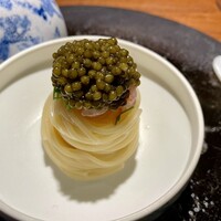TACUBO - キャビア・オシェトラと甘海老の冷製パスタ