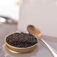 レストラン・ランス・ヤナギダテ - 2024.9 フランス産ストゥーリアキャヴィア カリフラワーのムース コンソメのジュレ オマール海老