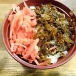 NAGAHAMAらーめん - 自前高菜ライス