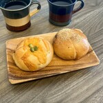 SONOHI BAGEL - ・ベーグル 枝豆チェダー
      ・ベーグル ずんだあんこ