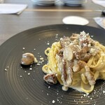 IL PLANETARIO - ポルチーニとキノコのクリームソース／タリアテッレ