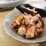 喫酒 フグさん - 柳蛸キムチ  蛸の歯応えが最高の一品