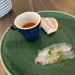 IL PLANETARIO - 前菜の3点盛り合わせ