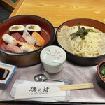 海の幸 磯の坊 - 寿司うどん定食