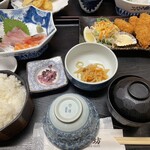 海の幸 磯の坊 - カキフライ定食