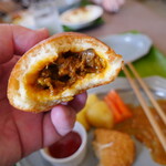 レストラン雪河亭 - カレーパンのようなピロシキ