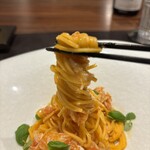 イル アオヤマ - タリオリーニ麺リフト♪