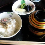 山茶花 - 御飯＆留椀