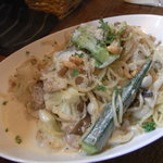 大衆食堂 瓦町ブラン - 鶏ときのこのクリームパスタ