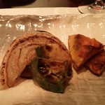 小石澤 - アボカド、南瓜、玉葱焼き。