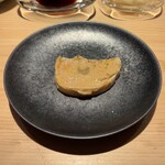 鮨処 池上 - あん肝のマカデミアナッツ入りバゲット