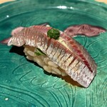 鮨処 池上 - 宮津阿蘇海の金樽イワシ 30秒酢〆