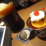 倉式珈琲店 - 料理写真:珈琲フロートと倉しっくぷりん