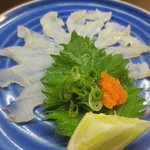 すし丸本店 - 穴子薄造り