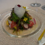 オトワ レストラン - 地元の野菜の数々はどれも素材の味が濃い