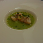 オトワ レストラン - ブロッコリーの苦みとホタテがよくあう