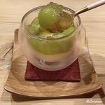 御料理 寺沢 - シャインマスカットと巨峰