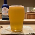 御料理 寺沢 - ユキノチカラの白ビール